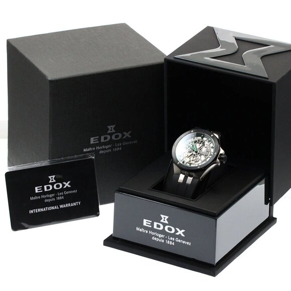 EDOX Delphin Meccano 85303-3NN-VB skeleton Dial Automatic Men's Watch_886082 - Picture 2 of 7